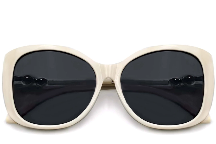 Butterfly Cream TR90 Sunglasses #BS0824-0045