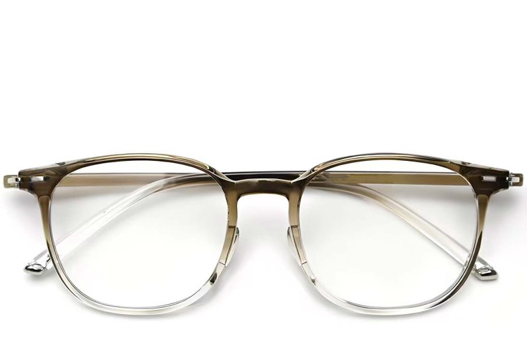 Rectangular Green TR90 Glasses #BS0423-0036