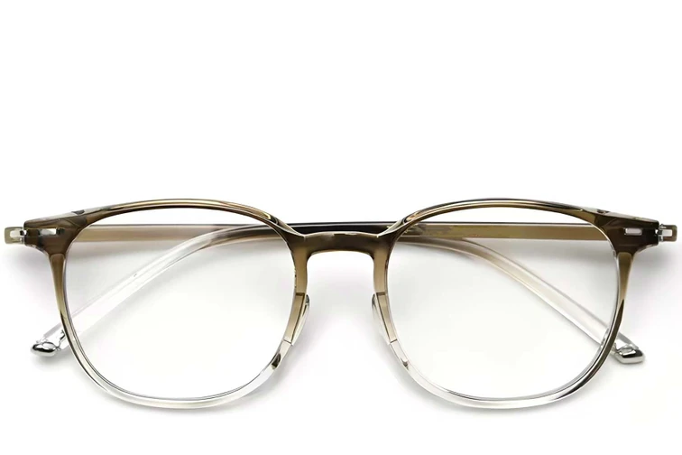 Rectangular Green TR90 Glasses #BS0423-0036