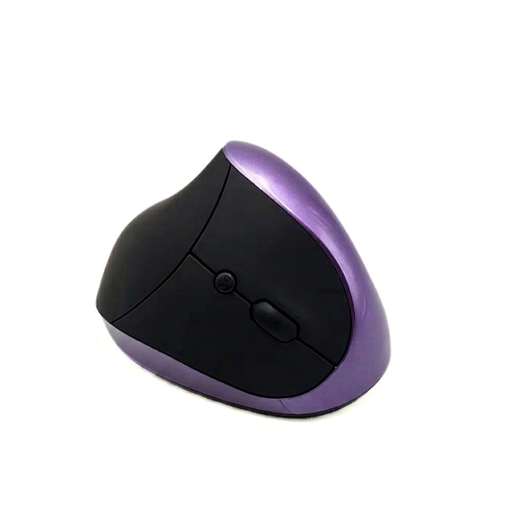 Ergonomic Vertical Wireless Mouse, 2.4G Wireless, 1600 DPI, Silent Click, Natural Hand Position - Model SM-7043