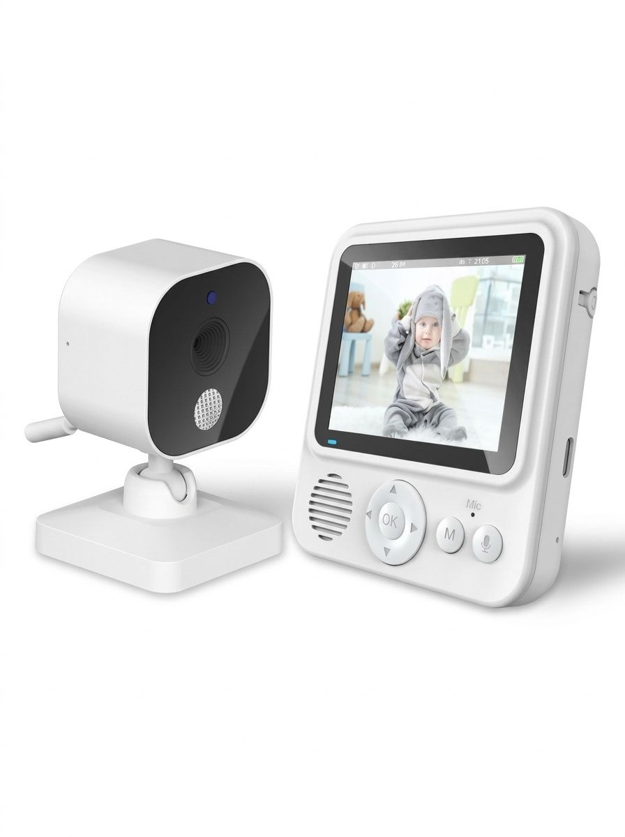 Portable 2.8'' Baby Monitor with 1500mAh Battery - Compact #19250006