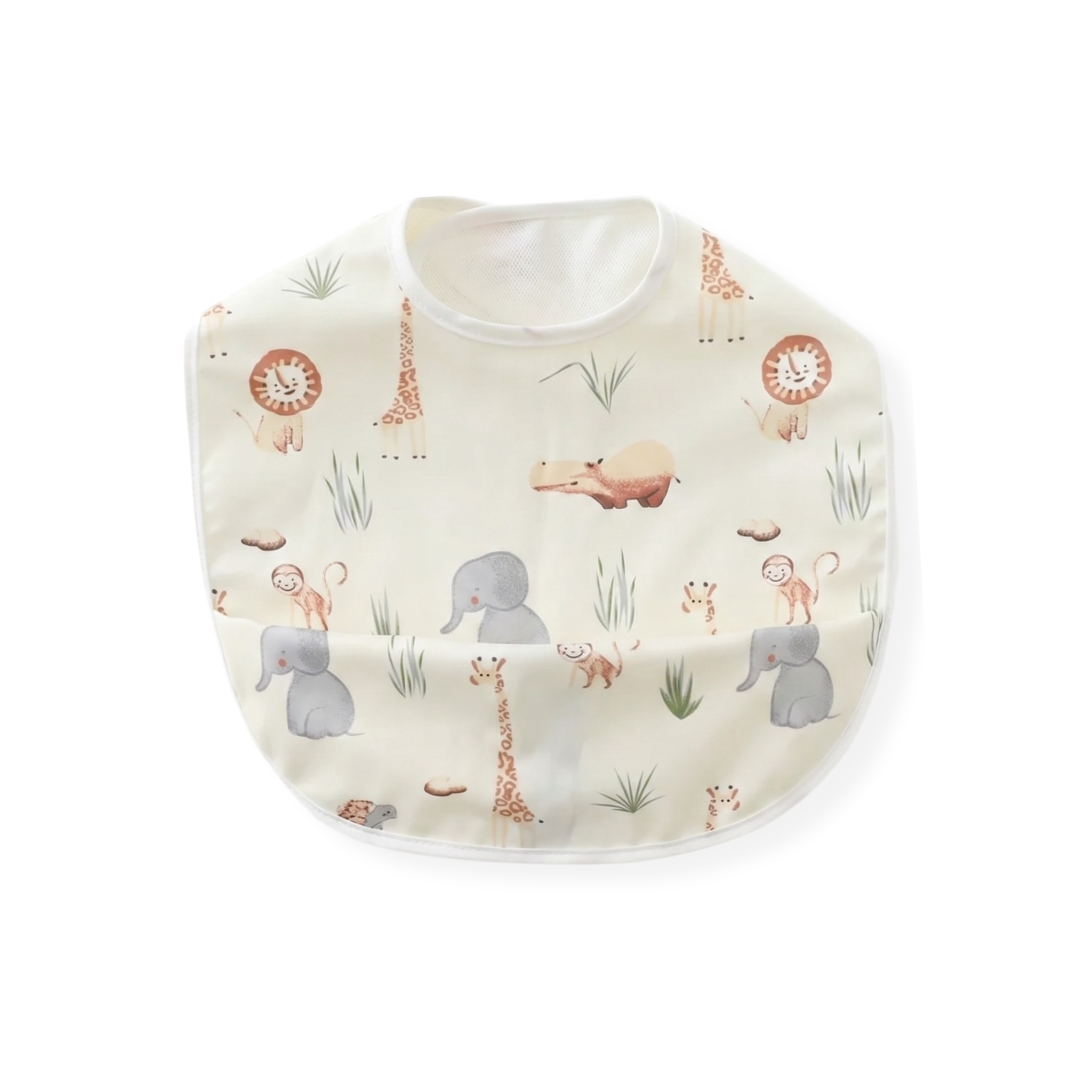 Baby Bib with Food Catcher Pocket