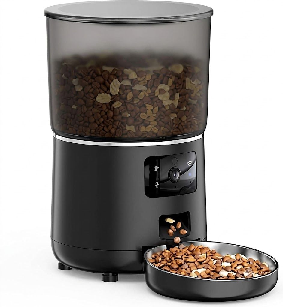 Smart WiFi Automatic Pet Feeder for Cats & Dogs - 4.5L - Camera version