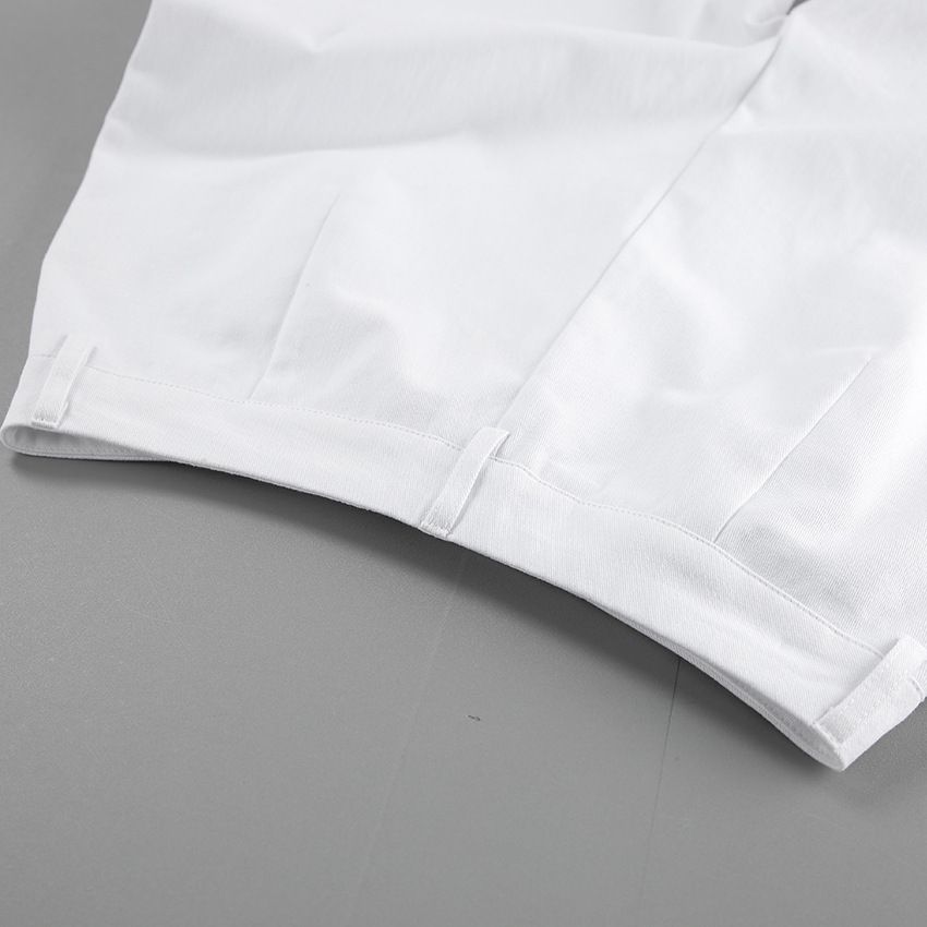 Vaqueros blancos de talle alto y pierna ancha - Denim de corte relajado