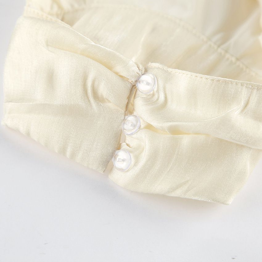 Top fruncido con cuello halter brillante - Blusa elegante sin mangas