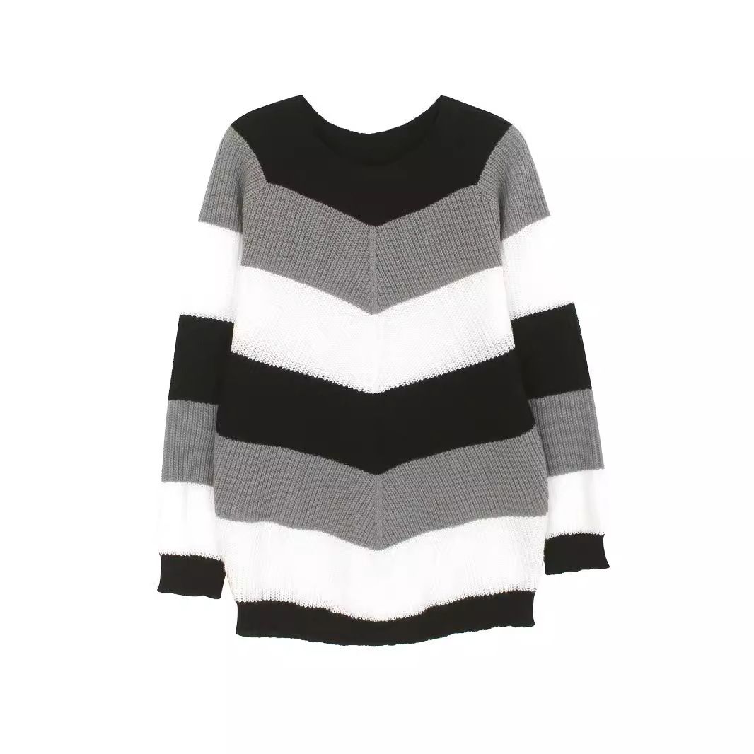Knit Sweater Long Sleeve Pullover Loose Autumn Winter SSU-00033