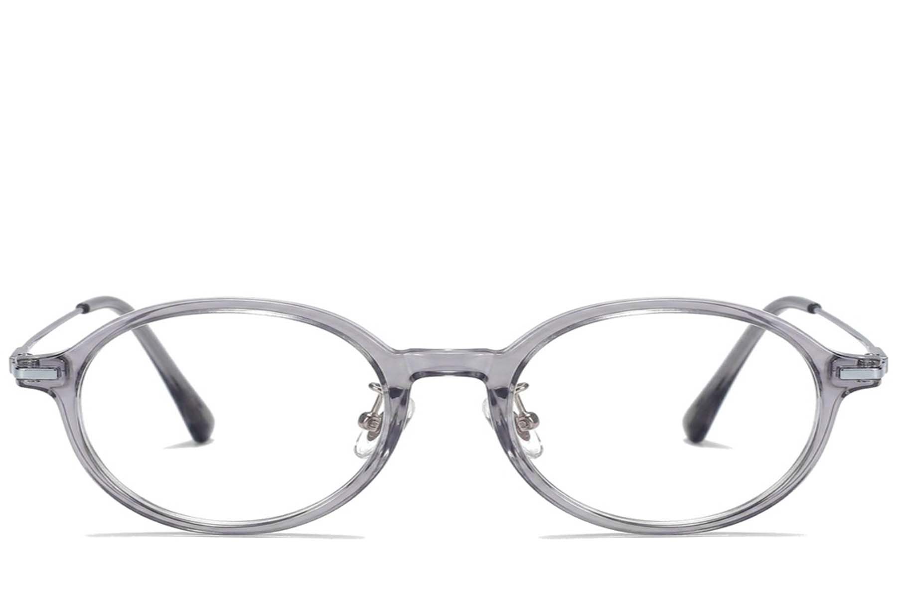 Oval Grey TR90 Glasses #BS218-0522