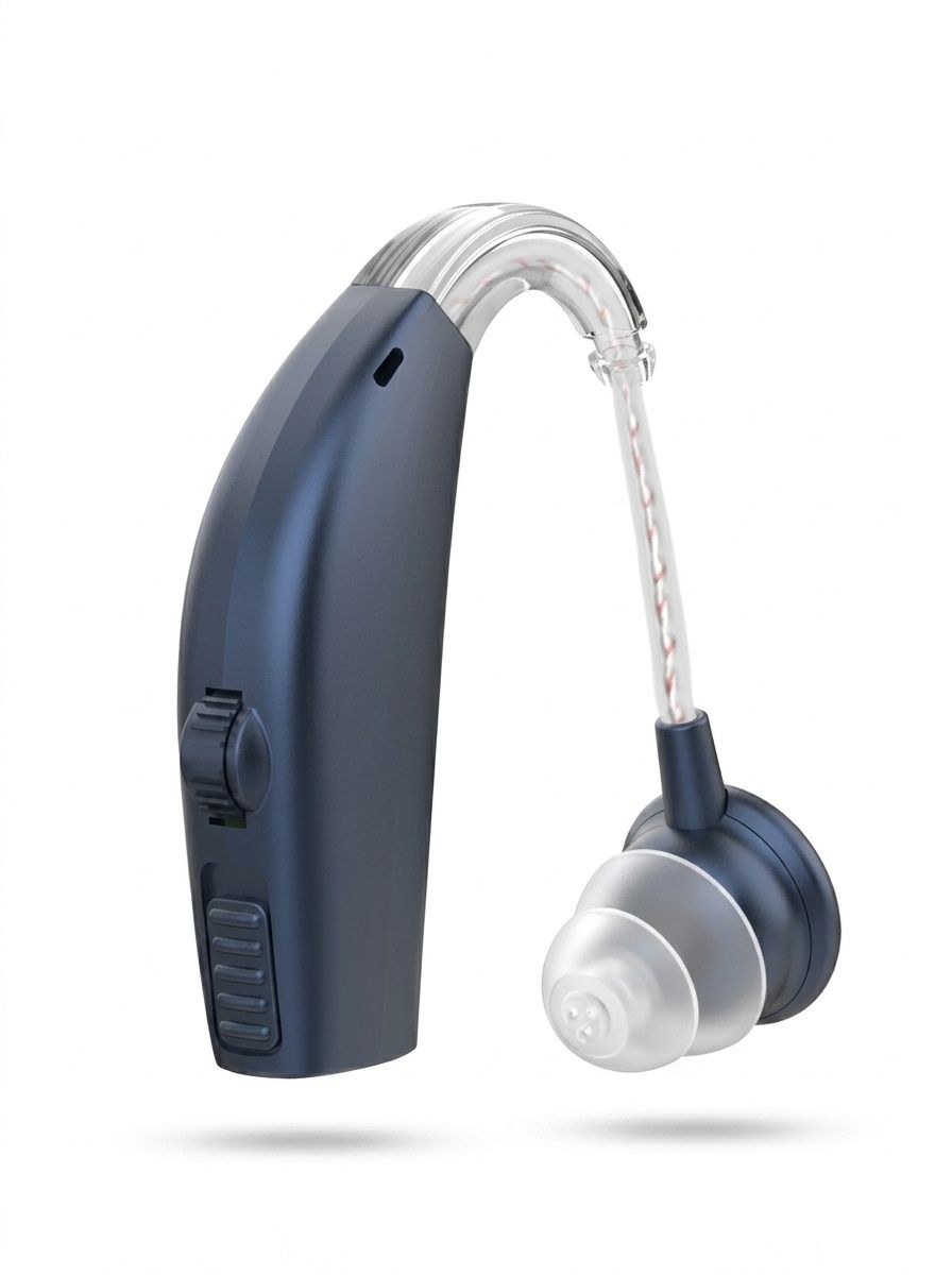 120dB GM-311 Blue Rechargeable Hearing Aid 45H Battery Noise Cancelling #26240001