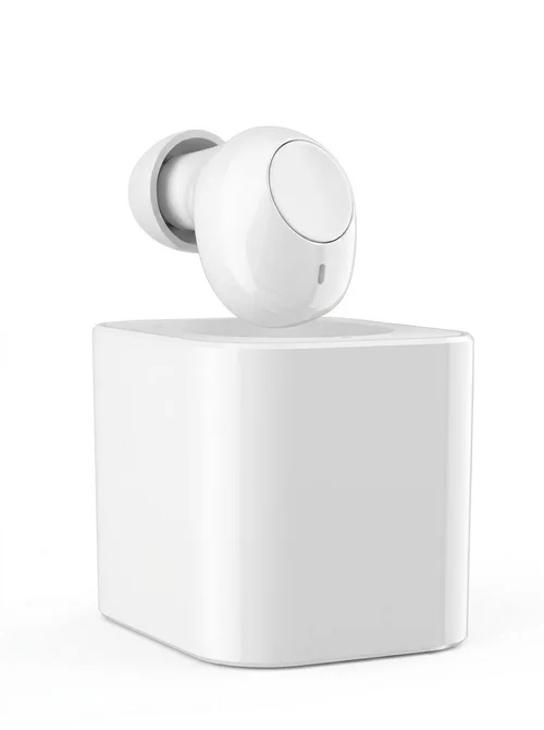 K-81 White Rechargeable Hearing Aid Large Button Noise Reduction #26240011