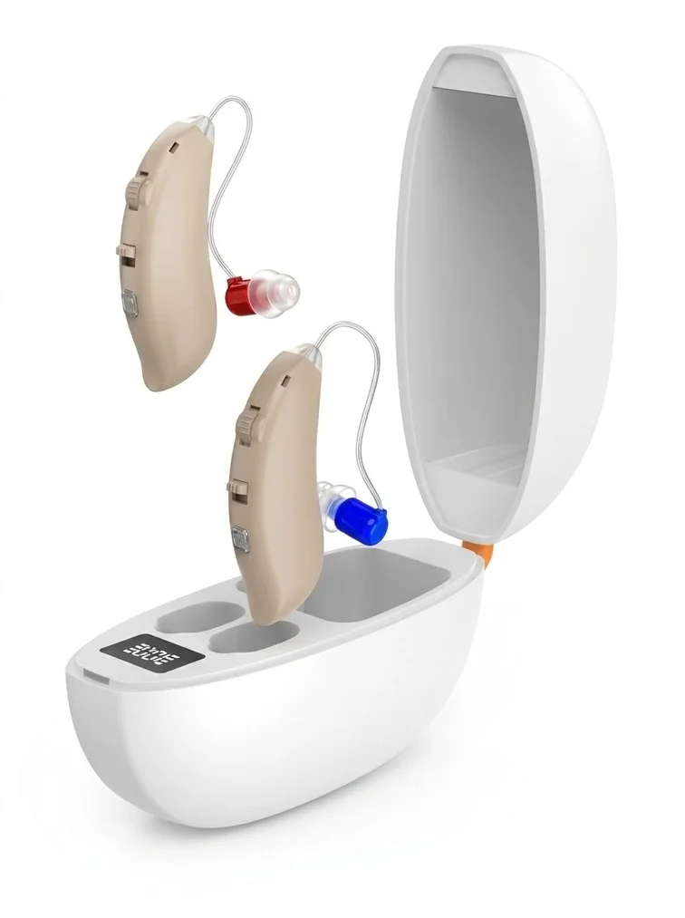 GM-360S Rechargeable BTE Hearing Aid 8-Channel Digital Noise Reduction #26240022
