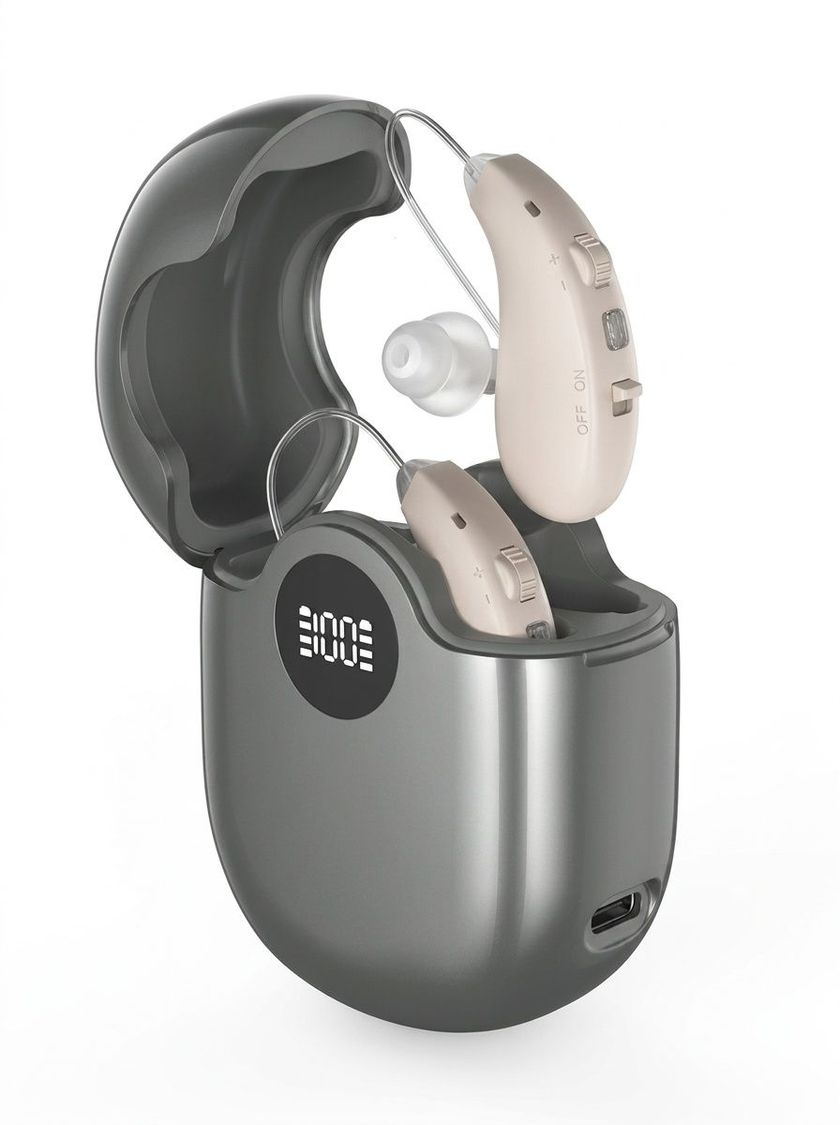 GM-363(P2) Digital BTE Hearing Aid 16-Channel with Magnetic Charging #26240023