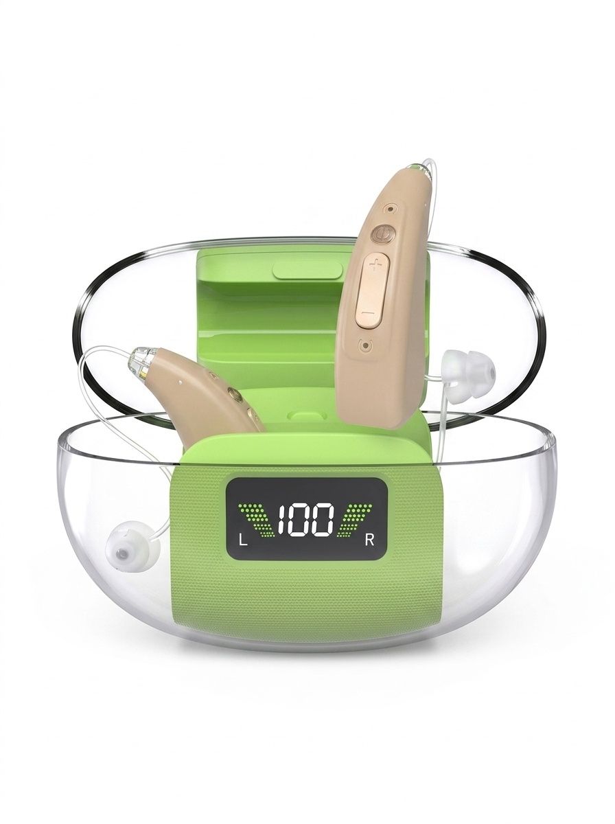 GM-303(U3) APP Controlled BTE Hearing Aid 16-Channel with Magnetic Charging #26240026