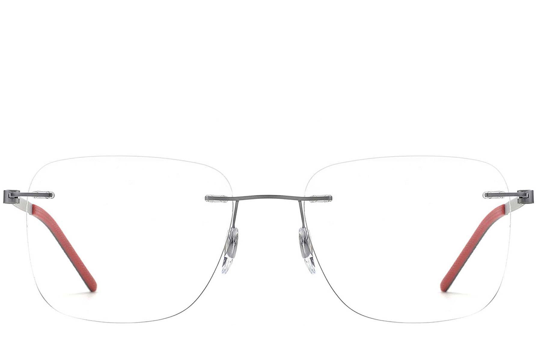 Invisible Silver Metal Glasses #BS2012-0859