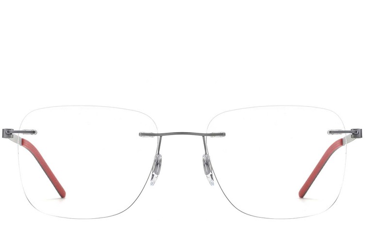 Gafas invisibles de metal plateado #BS2012-0859