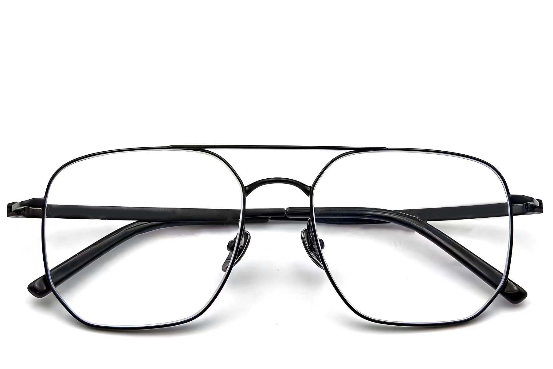 Aviator Black Titanium Glasses #BS2419-0180