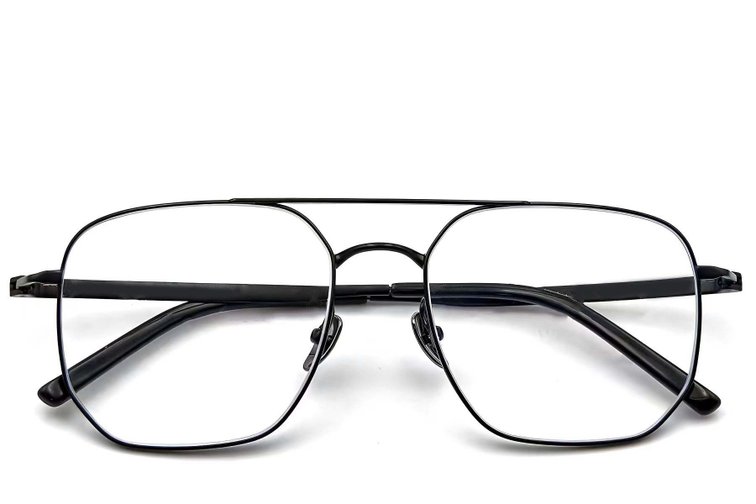 Aviator Black Titanium Glasses #BS2419-0180
