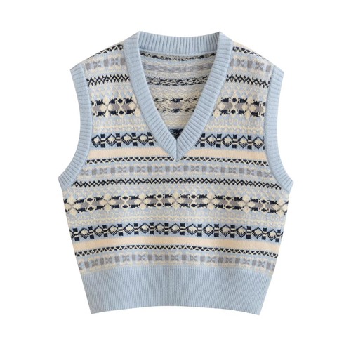 Vest Stylish Retro Sleeveless Top KUN-00037