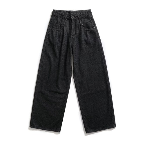 Denim Jeans Classic Leopard Print Fashion Women's Pants KUN-00002