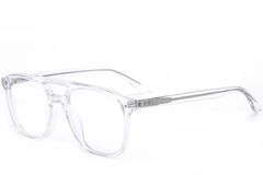 Occhiali da aviatore in acetato trasparente #BS0218-0429