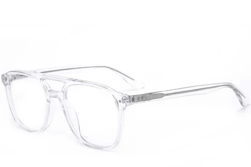 Lunettes aviateur en acétate transparent #BS0218-0429