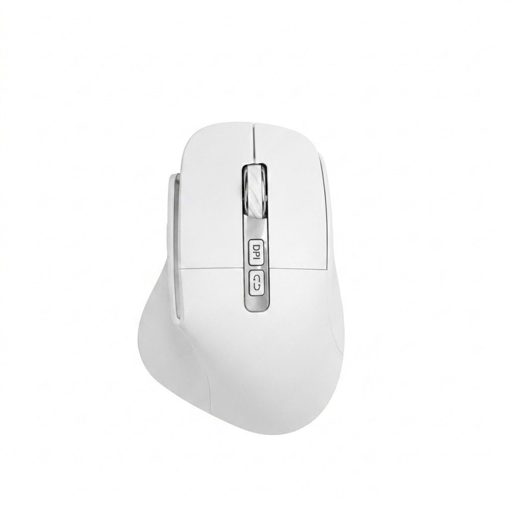 Ergonomic Wireless Vertical Mouse, Multi-Mode BT 5.3/2.4G/Wired, RGB Lighting, 5-Level DPI - Model H5 Pro