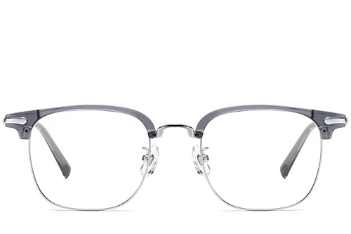 Lunettes demi-cerclées grises TR90 #BS1913-0199