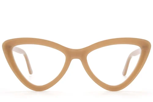 Lunettes papillon en acétate brun #BS218-0559