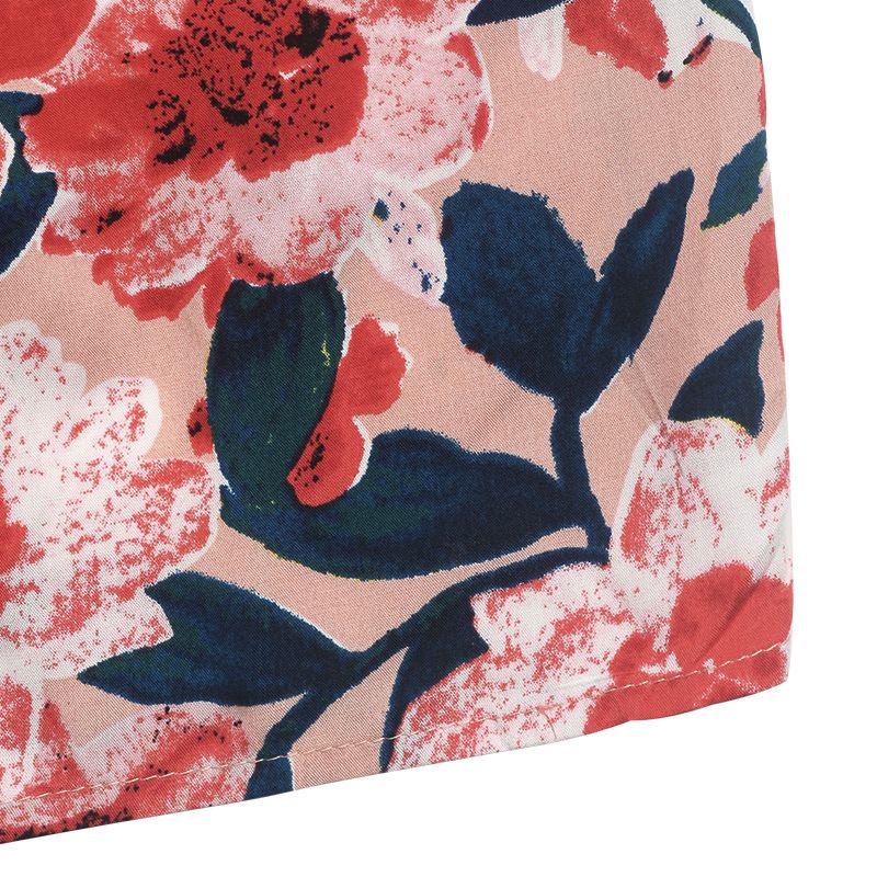 Vestido midi escalonado floral para mujer - Verano Tirantes finos