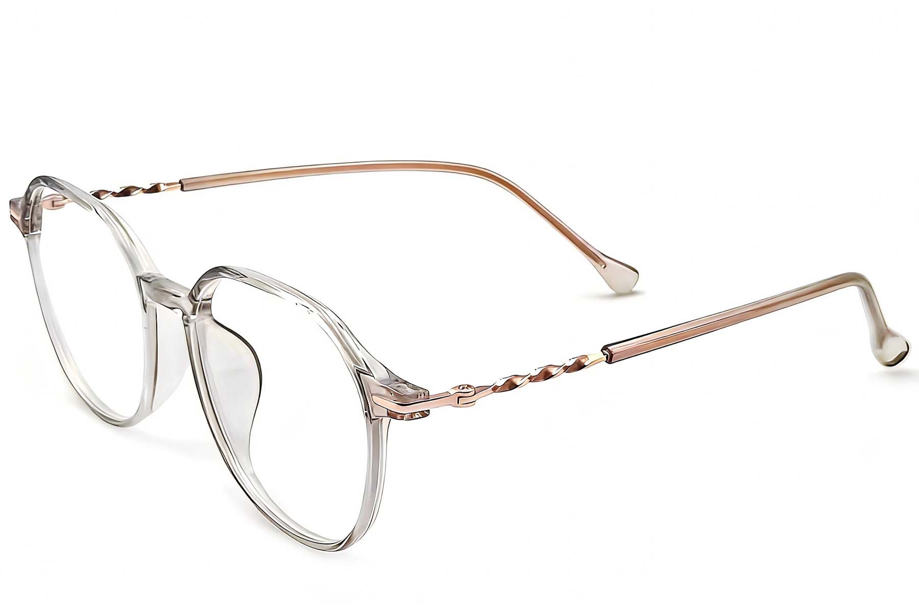 Lunettes géométriques grises TR90 #BS0423-0244