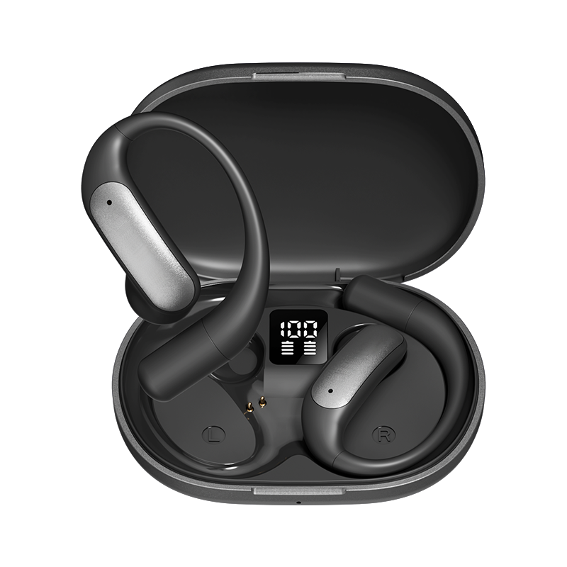 Open-Ear Wireless Bluetooth 5.4 Earbuds with LED Display Model#M127
