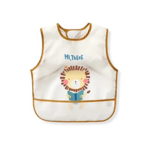 Baby Feeding Bibs - Cute Animal Print Set