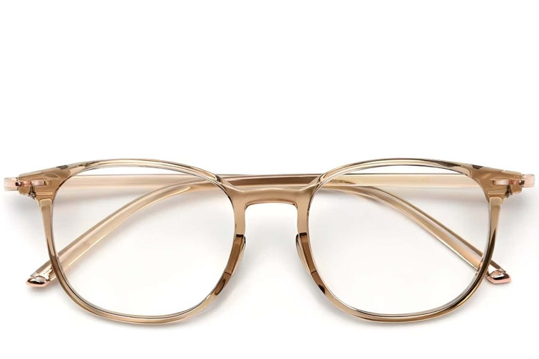 Gafas rectangulares TR90 amarillas #BS0423-0039