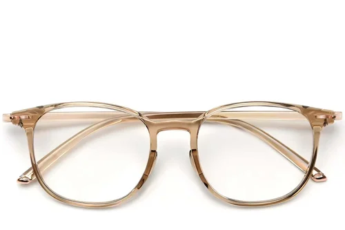Lunettes rectangulaires jaunes TR90 #BS0423-0039