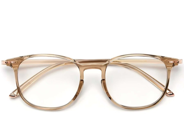 Gafas rectangulares TR90 amarillas #BS0423-0039