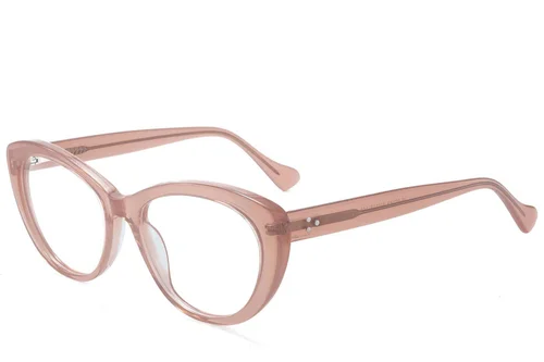 Lunettes en acétate rose papillon #BS218-0651