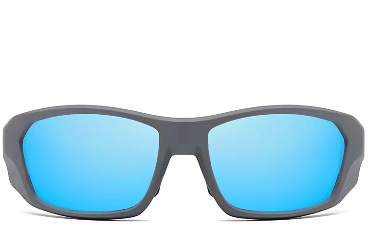 Rectangular Blue TR90 Polarized Sunglasses #BS0205-0068