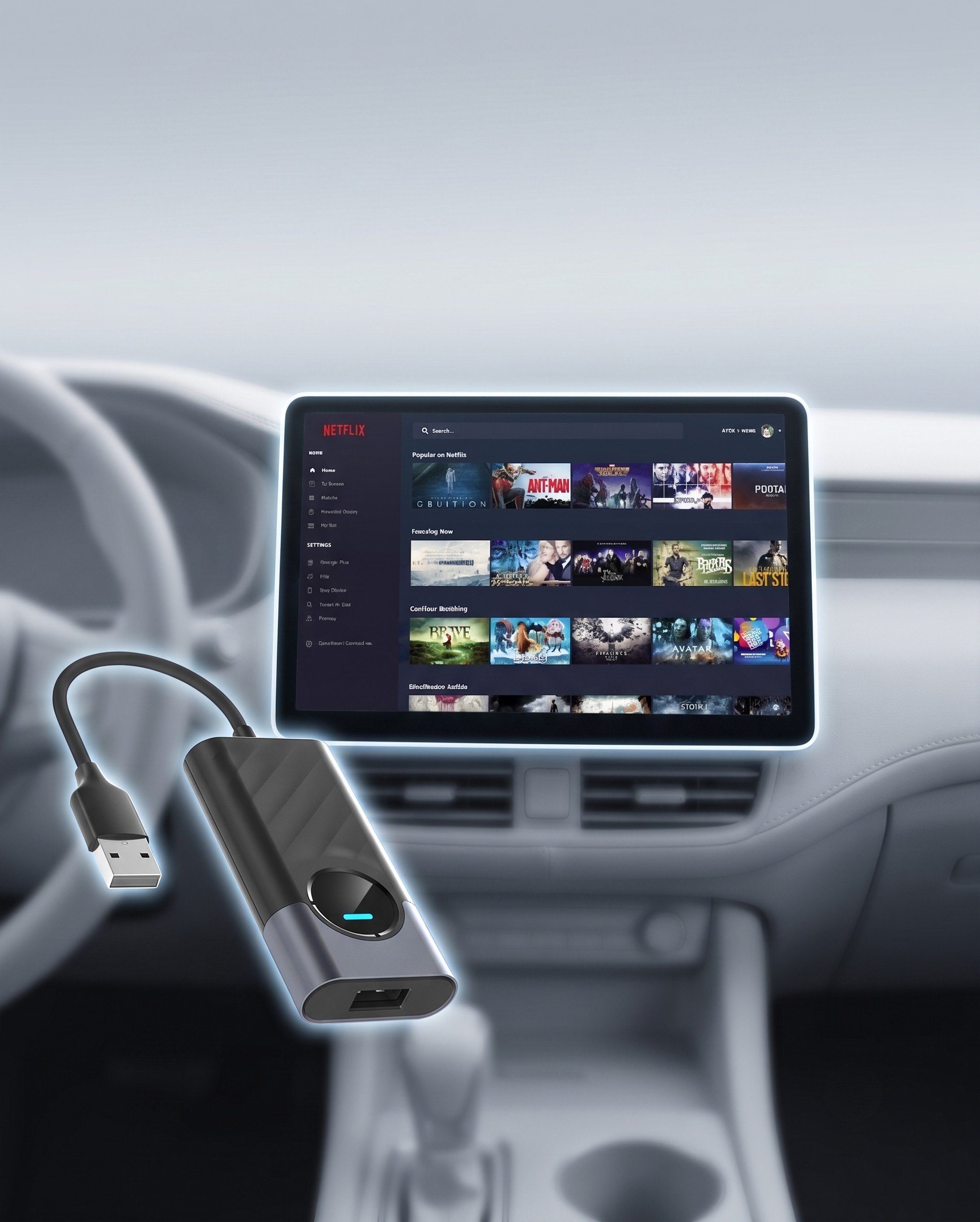 Carplay adapter 4+32GB, Powerful support for Apple and Android