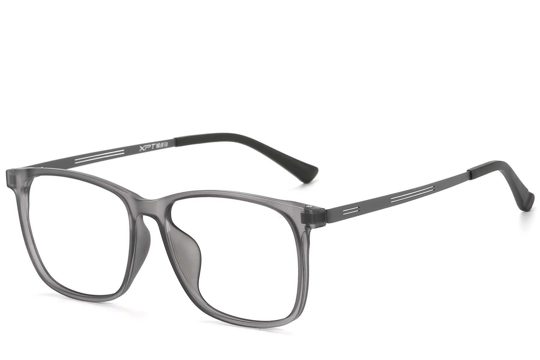 Rectangular Grey TR90 Glasses #BS1913-0745