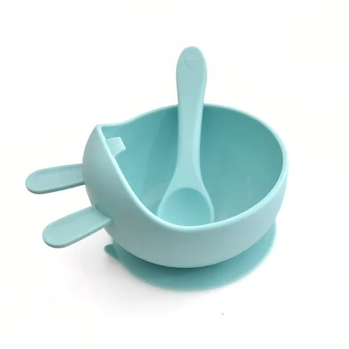 Cute Silicone Suction Baby Bowl - Spill-Proof Toddler Feeding