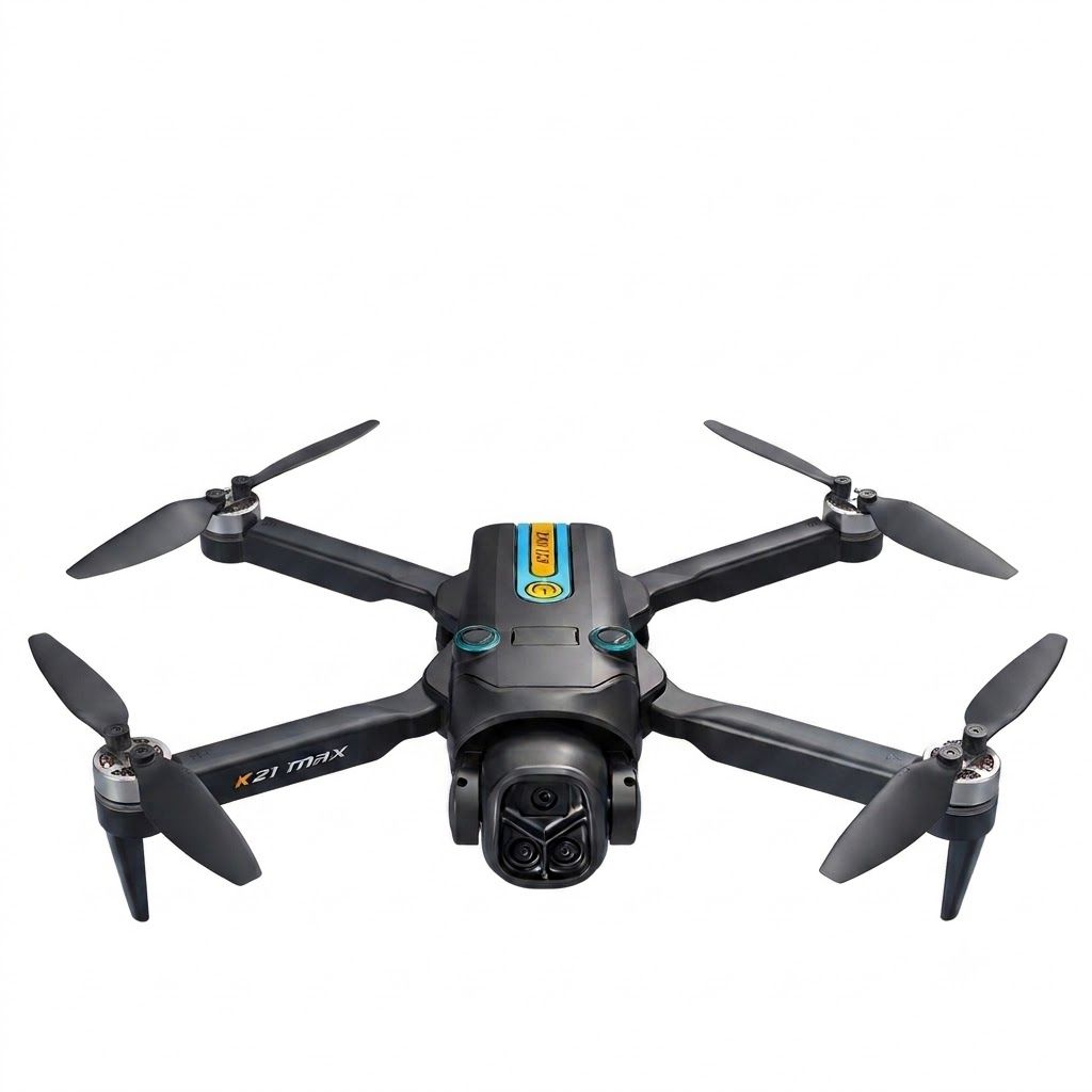 K21 MAX 4K Drone with 4.3-inch Screen Remote, Optical Flow Positioning, Vibrant RGB Lights, Foldable RC Quadcopter
