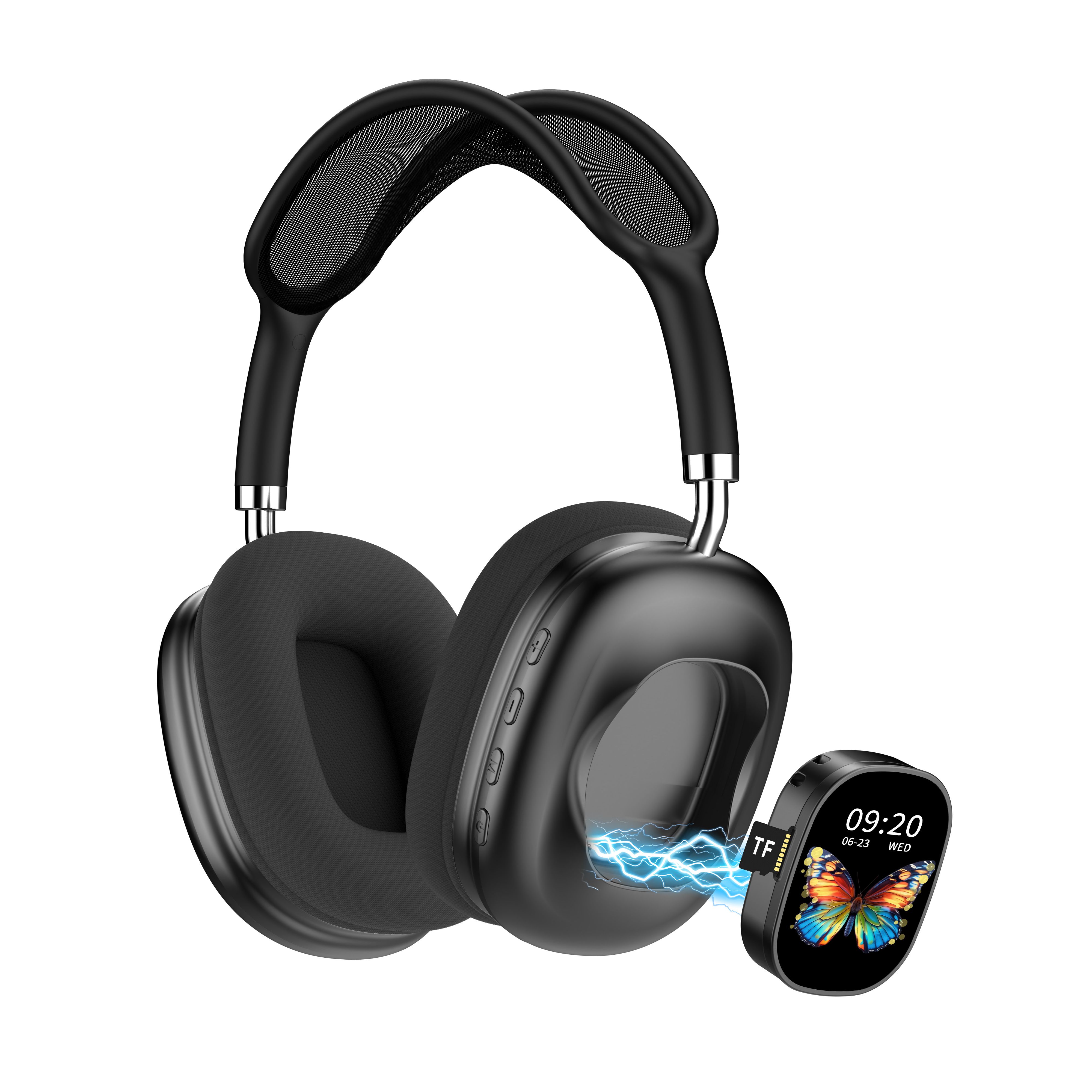 Touchscreen Wireless Bluetooth Headphones - Long Battery Life - AKZMAX800