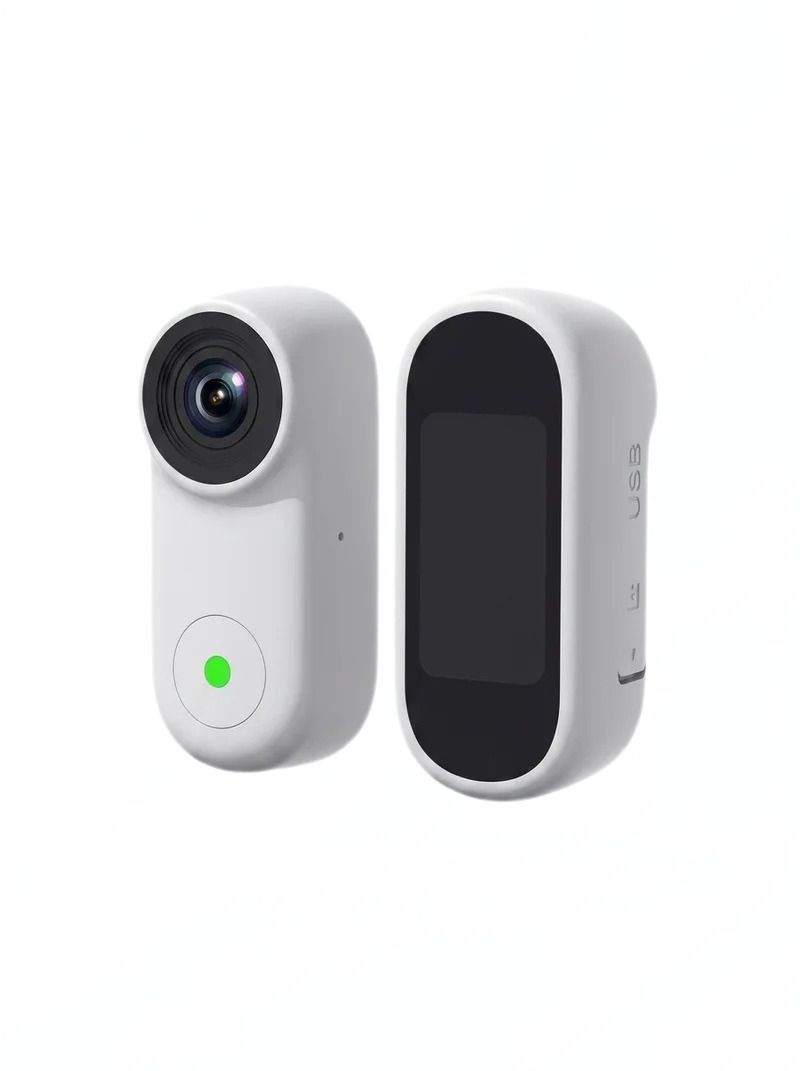 2.7K HD Anti-Shake Thumb Camera with WiFi Transmission, Magnetic Mount, 1.47-Inch Screen, 450mAh Battery