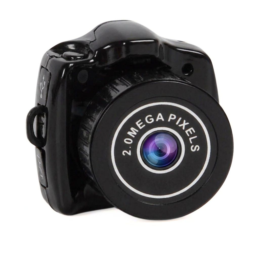 Y2000 Mini HD Camera Portable Micro Camcorder, 2.0 Megapixel 640x480P Video Recorder for Home Security