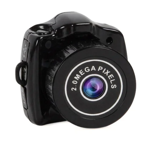 Y2000 Mini HD Camera Portable Micro Camcorder, 2.0 Megapixel 640x480P Video Recorder for Home Security