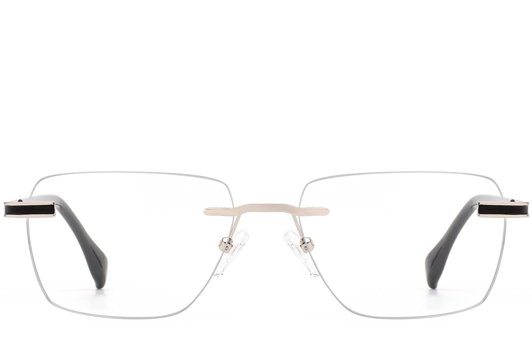 Invisible Golden Metal Glasses #BS2012-0936