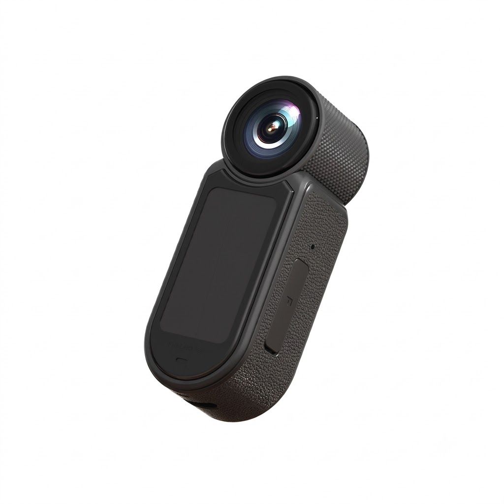 2.7K HD Thumb Camera Magnetic Portable Sports Vlogging Camcorder, 1.47-Inch Screen, One-Click Shooting