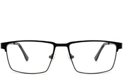 Rectangular Black Metal Glasses #BS2425-0350