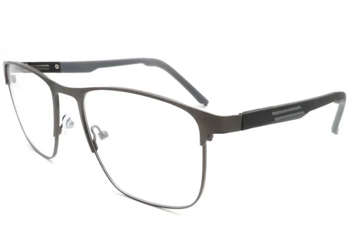 Lunettes rectangulaires en métal noir #BS2425-0362