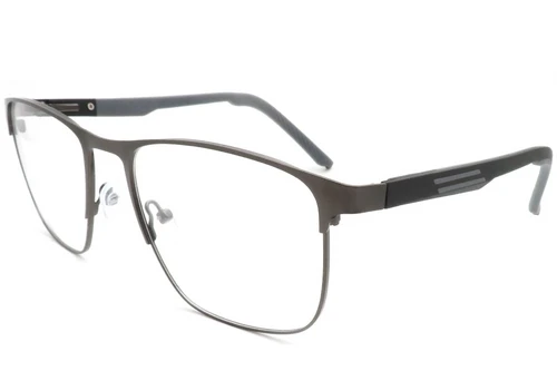 Rectangular Black Metal Glasses #BS2425-0362