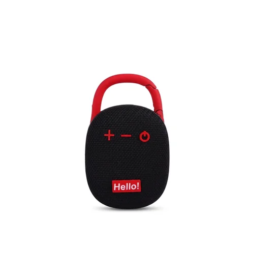 Portable Waterproof Bluetooth Speaker with Carabiner Clip